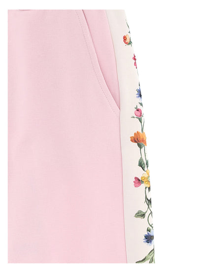Monnalisa Floral Sweat Pants _Pink 190401-0004-9102