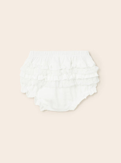Mayoral Baby Diaper Cover _White 9579-088