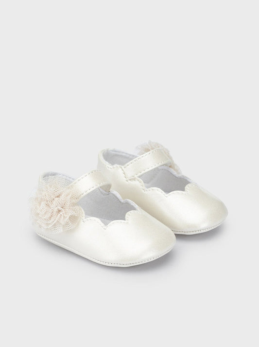 Mayoral Baby Dressy Mary Jane Shoes _Pearl 9570-020
