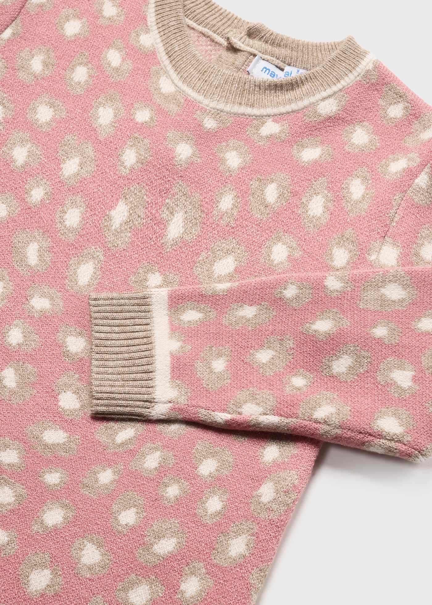 Mayoral Baby Printed Knit Dress _Blush 2953-017