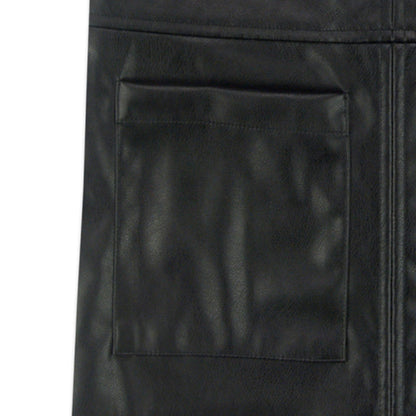Appaman Faux Leather Dress _Black A4OLI-29