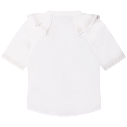 Chloe T-Shirt Blouse - Off White C15D31-117