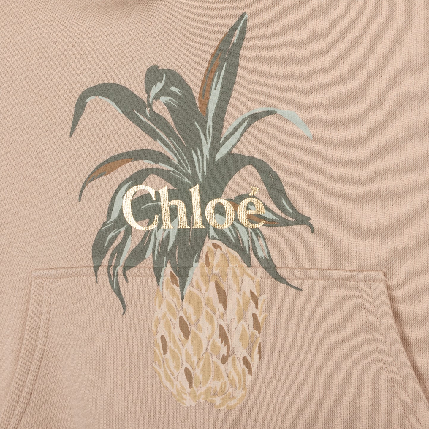Chloe Pineapple Hoodie - Peach C15D40-241