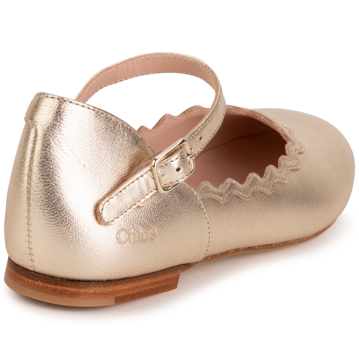 Chloe Ballerina Shoes  Rose Gold_C19149-32C