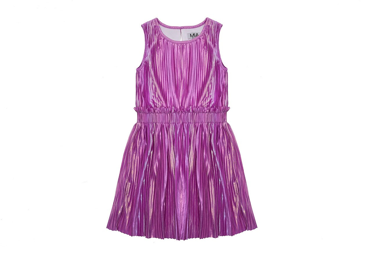 MIA Rainbow Dress _Pink F22-960
