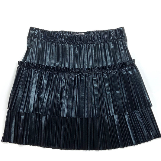 This gorgeous double ruffle pleated skirt is a timeless classic with a modern twist