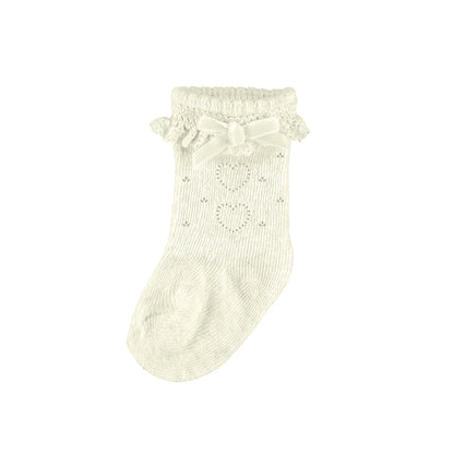 Mayoral Baby Knit Detail Socks _Natural 9538-019