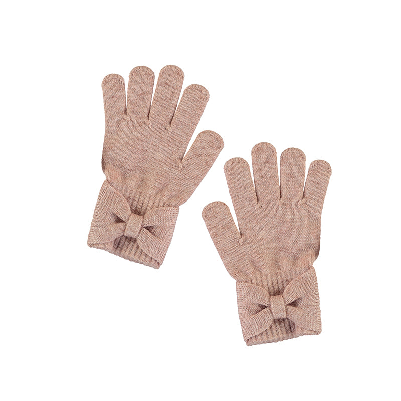 Mayoral Knit Gloves _Pink 10333-83
