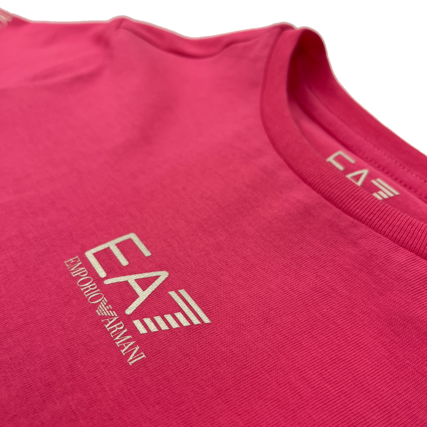 EA7 Emporio Armani Girls Short Sleeve T-Shirt _Pink 3LFT03-FJDUZ-1410