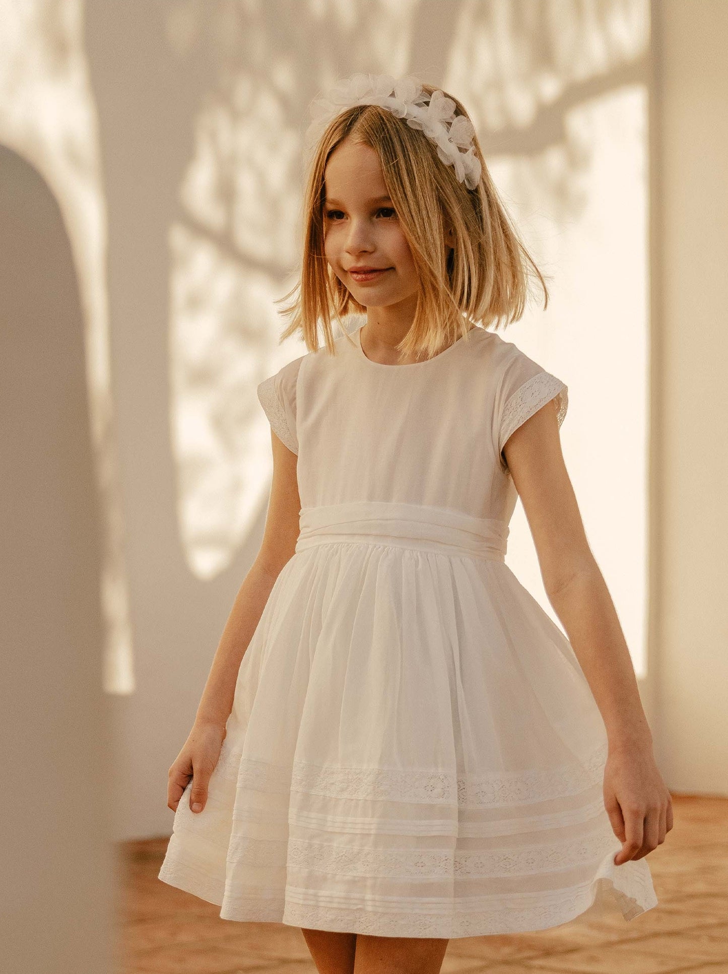 Noralee Dahlia Dress _White NL051-P001