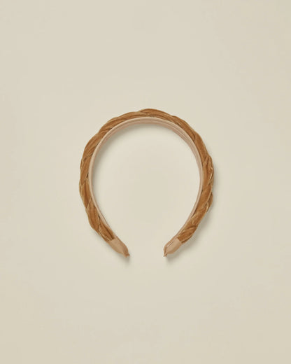 Noralee Velvet Braided Headband _Gold NLA008-P1214