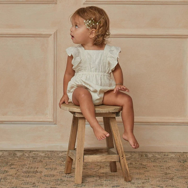 Noralee Lucy Romper _Ivory NL061-1087