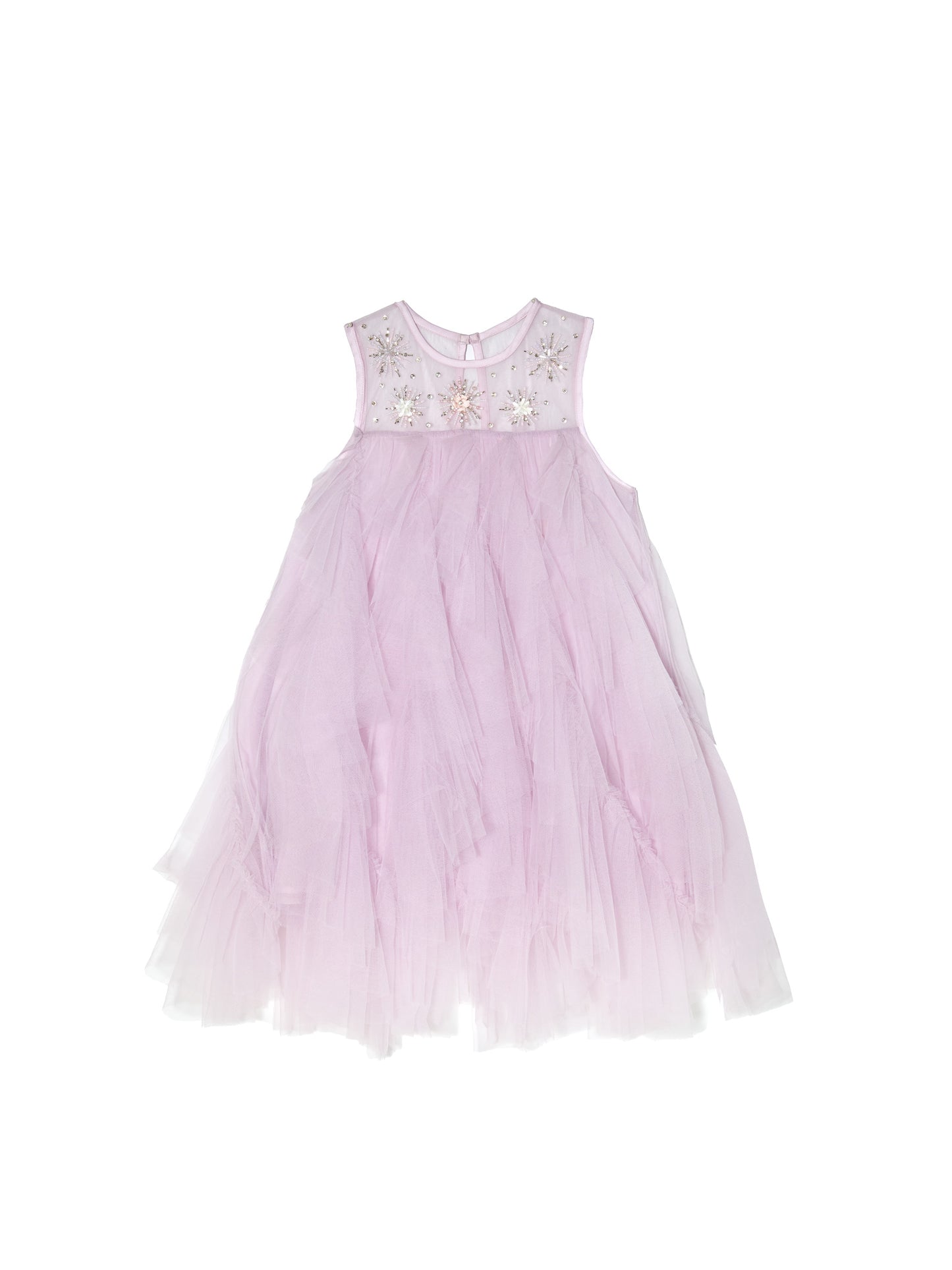 Tutu Du Monde Sleeveless Tulle Dress w/Stars _Lilac TDM7815-LLC