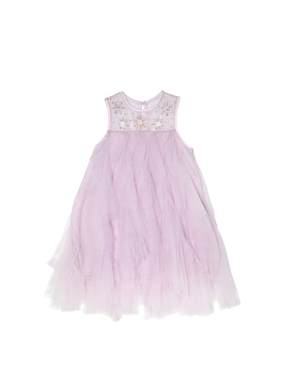 Tutu Du Monde Sleeveless Tulle Dress w/Stars _Lilac TDM7815-LLC