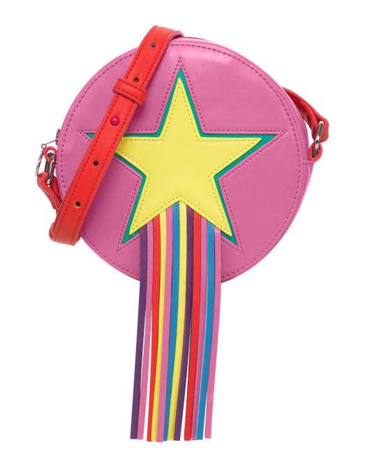 Stella McCartney Shoulder Bag w/Star Patch _Pink TS0A18-Z0699-511