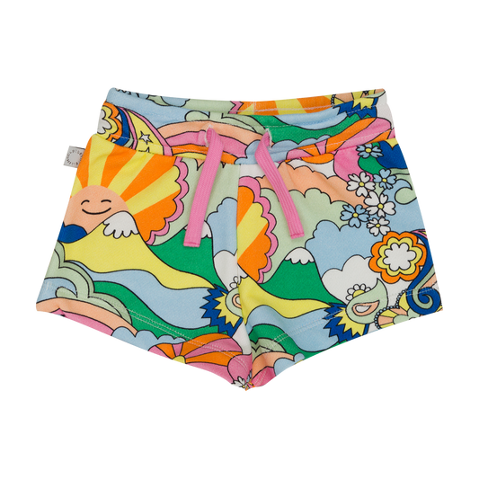 Stella McCartney Baby Fleece Shorts w/Print _Multi TS6019-Z1074-101MC