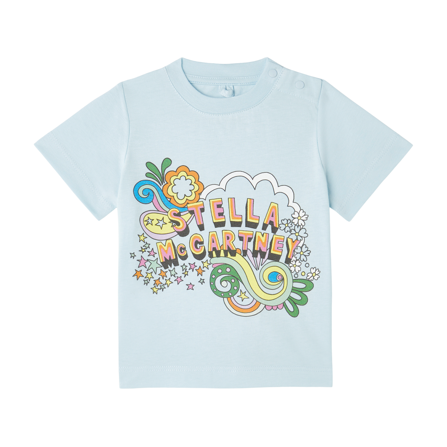 Stella McCartney Baby T-Shirt w/Love To Dream Print _Blue TS8011-Z0434-601