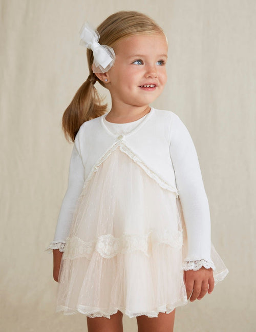 Abel & Lula Baby Knit Bolero _Cream 5335 - 73 - NorthGirls