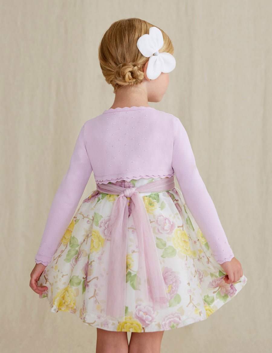 Abel & Lula Knit Bolero Cardigan _Mauve 5337 - 19 - NorthGirls