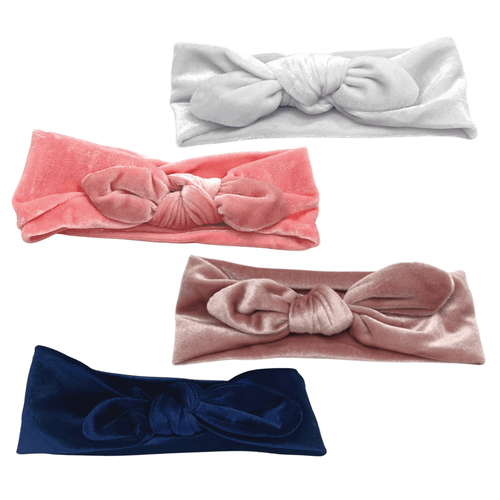 Baby Velvet Stretch Headband _BAHB - VSHB6 - NorthGirls