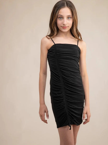 UDT Ruched Spaghetti Strap Dress