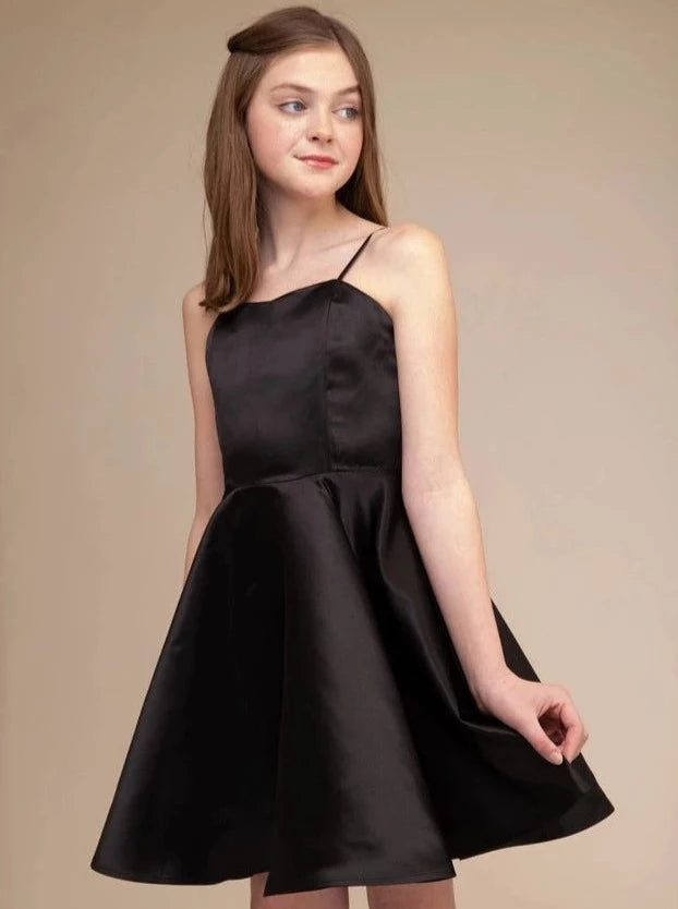 UDT Black Fit and Flare Dress _Black K5096-BLK