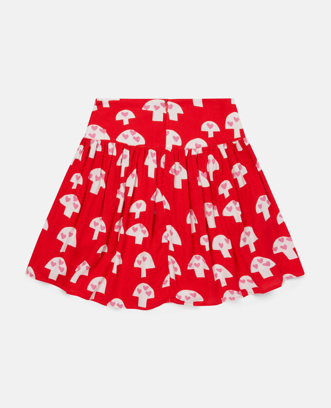 Stella McCartney Skirt w/Mushrooms _Red 8R7B11-Z0472-409MC