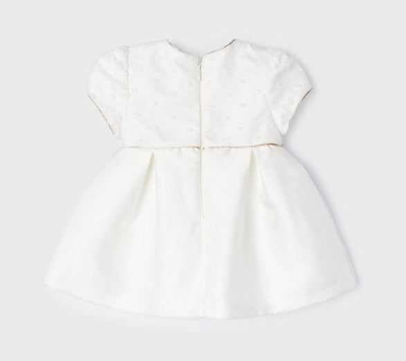 Mayoral Baby S/S Dress _Natural 2820-050
