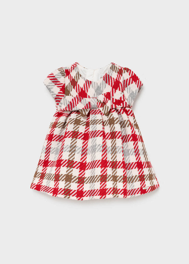 Mayoral Baby Girls Plaid Dress 2817-82