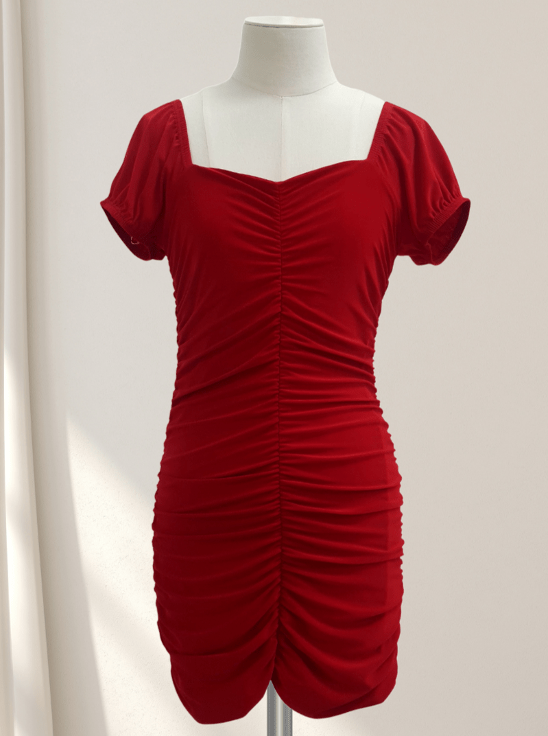 Cheryl Kids Amelia Ruched Body & Cap Sleeve Party Dresses - NorthGirls