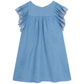 Chloe Empire Waist Short Sleeve Dress - Medium Blue C12873 - Z27 - NorthGirls