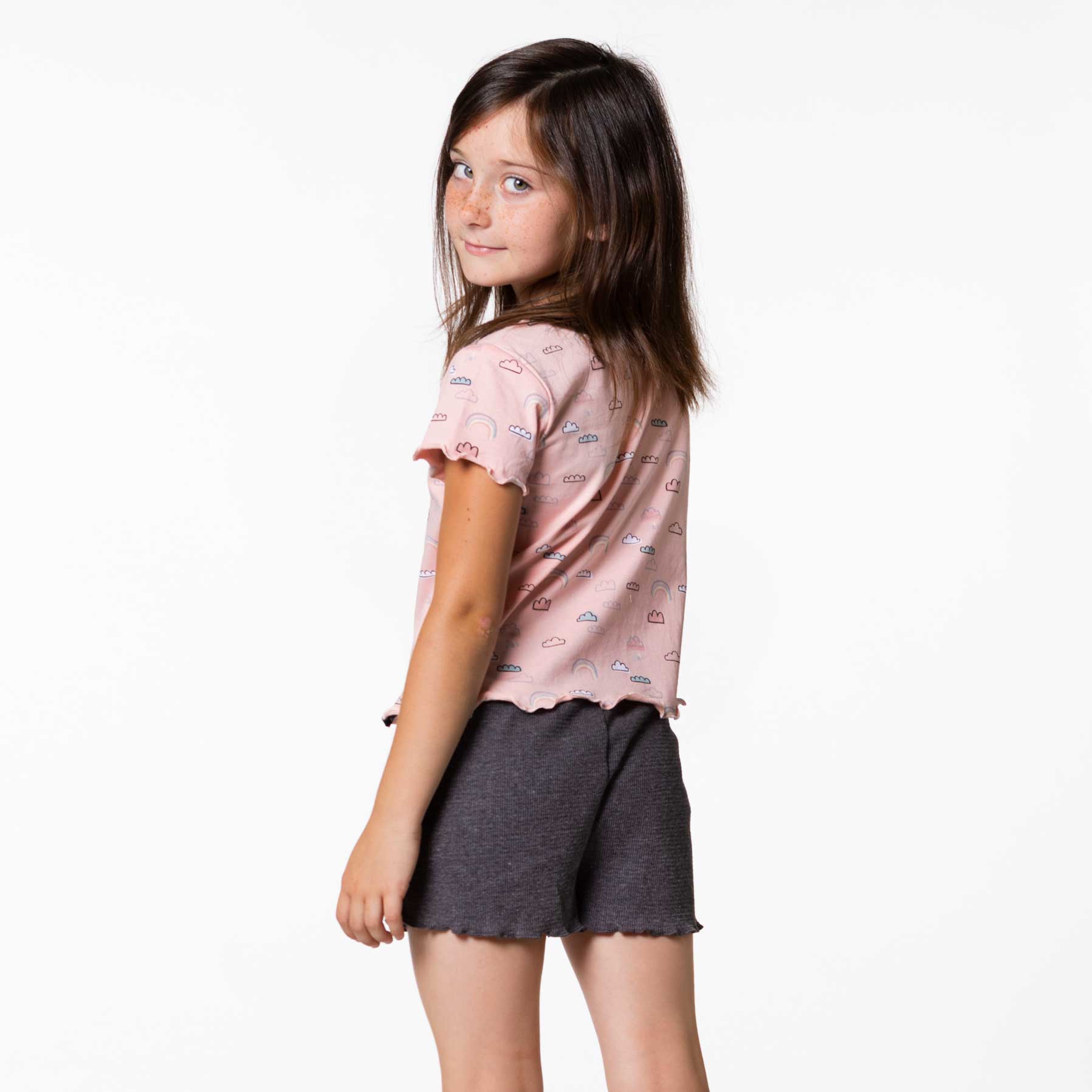 Deux Par Deux Shorts w/Pockets_ Dark Grey D30YG26 - 196 - NorthGirls