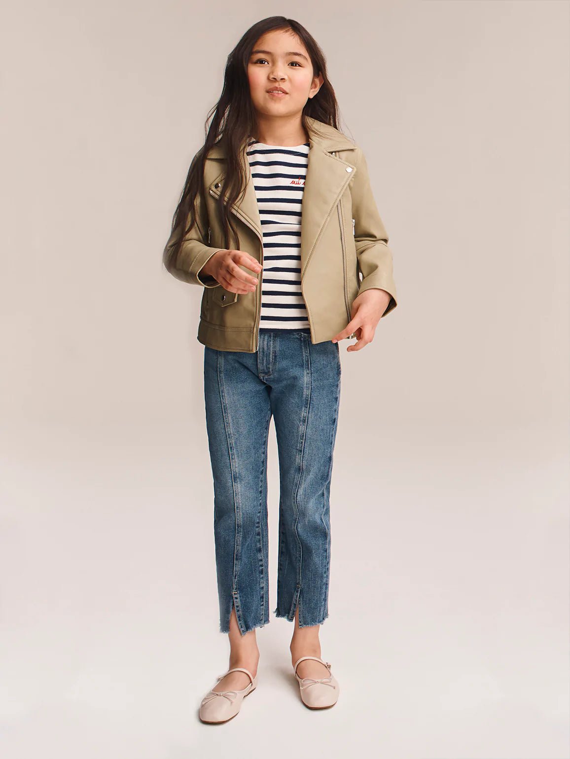 DL1961 Emie Straight High Rise Maritime Seamed _Blue 26372 - NorthGirls