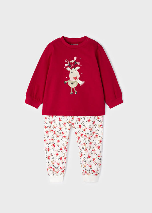 Mayoral Baby Loungewear Set _Red 2718-093