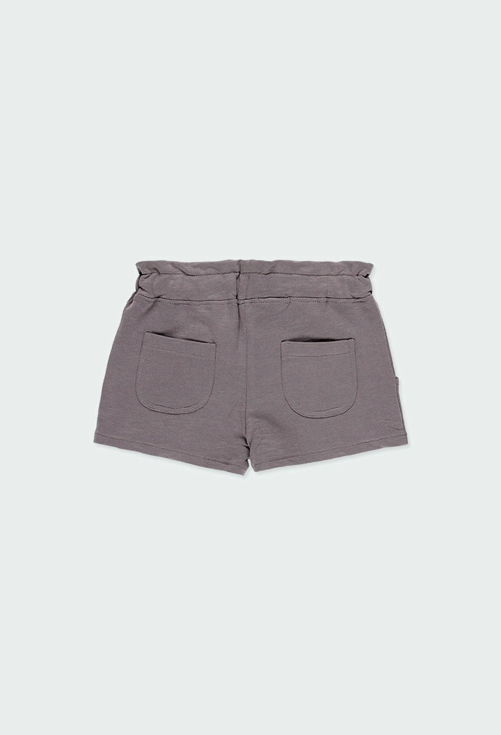 Boboli Organic Fleece Shorts _Grey 464059-8119