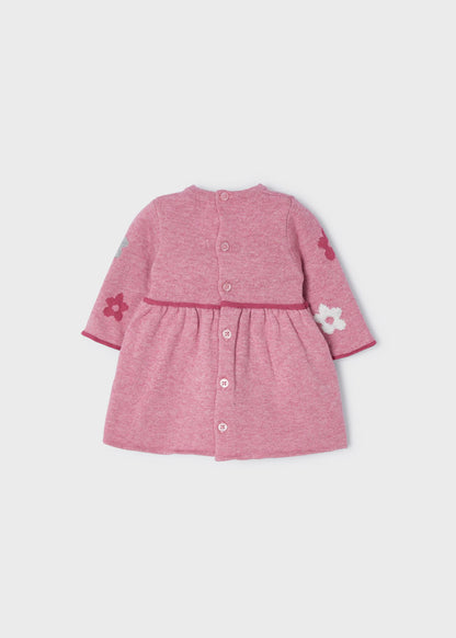 Mayoral Baby Long Sleeve Knit Dress _Pink 2805-090