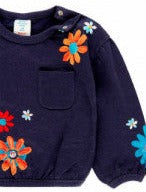 Boboli Baby Fleece Sweatshirt _Navy 235022-2440