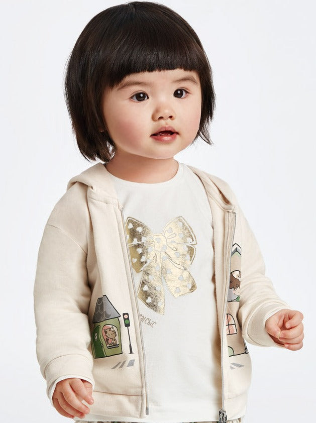 Mayoral Baby Girl L/S Basic T-Shirt _Natural 116-60
