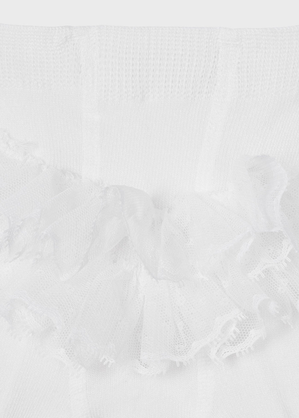 Mayoral Baby Flounce Tights _White 9531 - 086 - NorthGirls