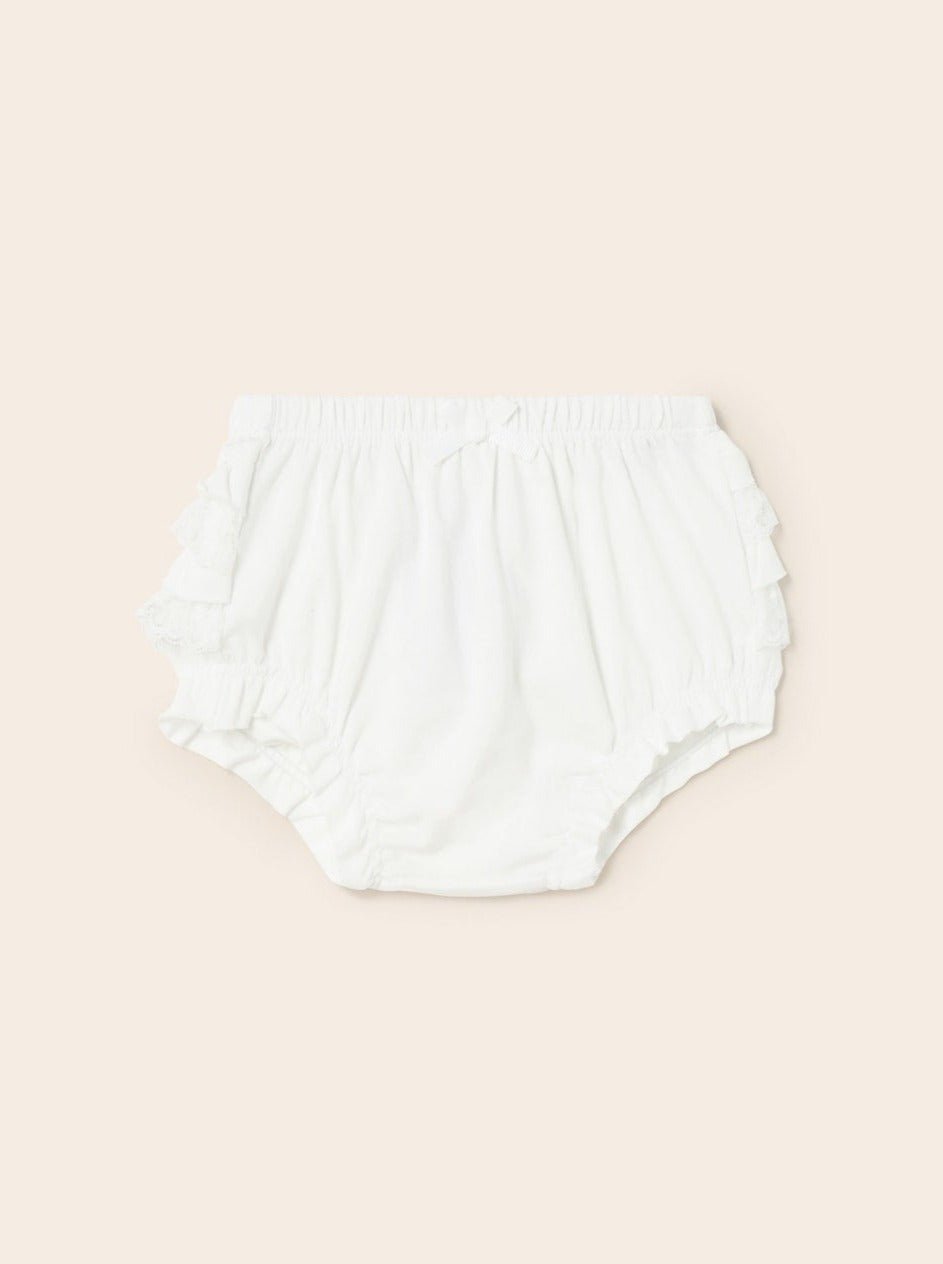 Mayoral Baby Girl Diaper Cover _White 9579 - 088 - NorthGirls