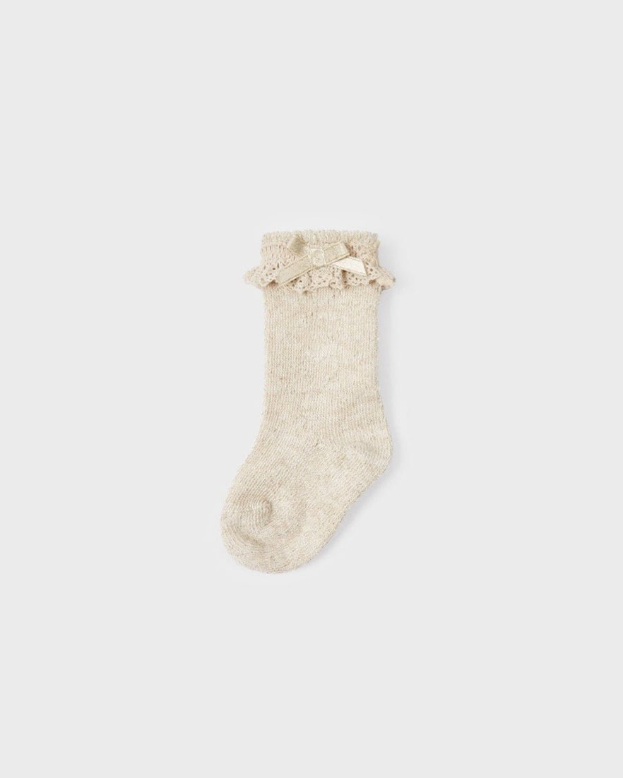 Mayoral Baby Knit Detail Socks _Champagne 9538 - 020 - NorthGirls