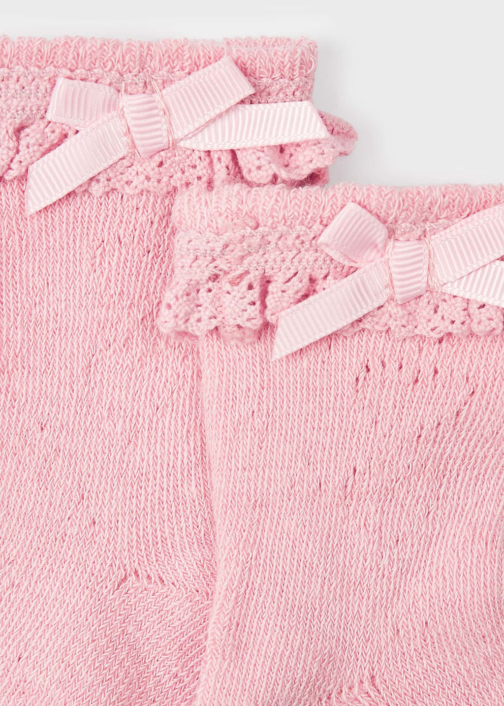 Mayoral Baby Knit Detail Socks _Pink 9538 - 017 - NorthGirls