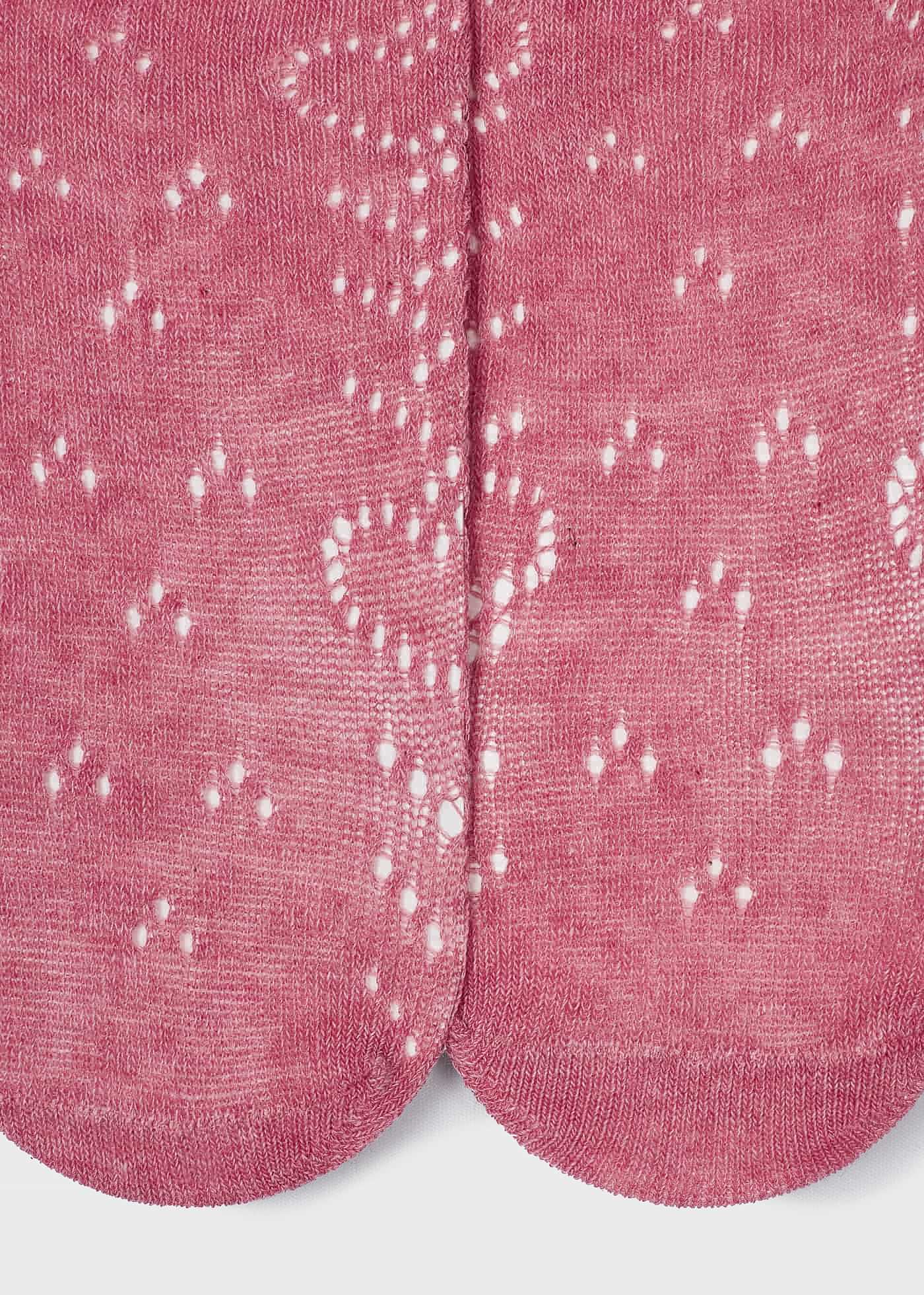 Mayoral Baby Knit Heart Tights _Berry 9530 - 070 - NorthGirls