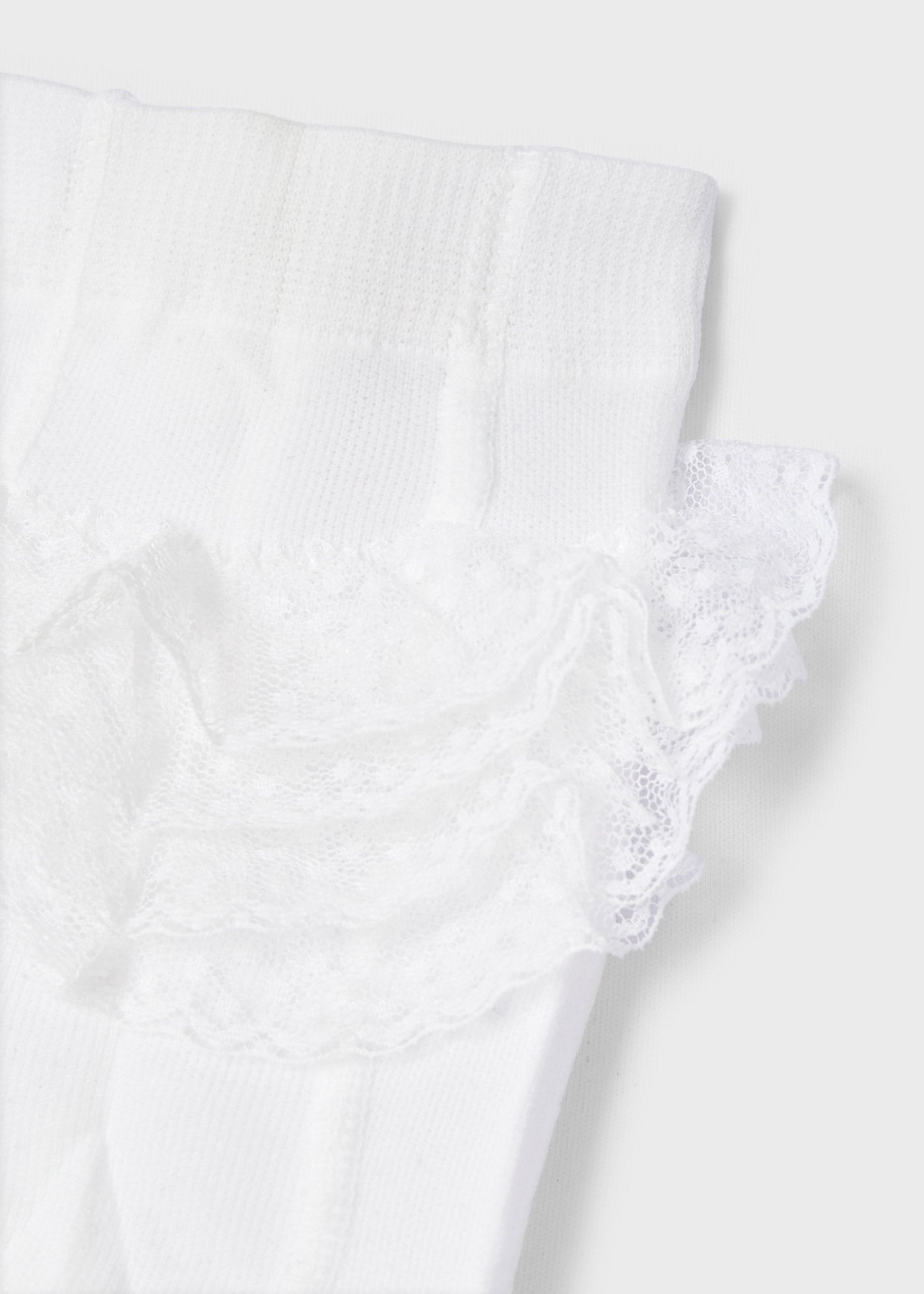 Mayoral Baby Ruffle Pantyhose _ Natural 9468 - 61 - NorthGirls