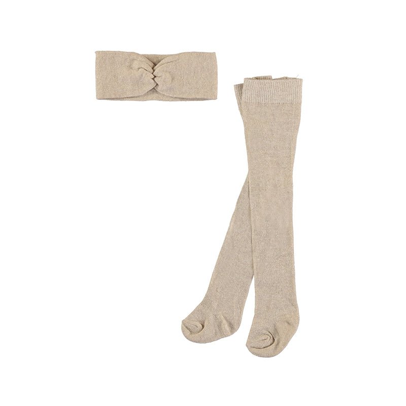 Mayoral Baby Tights & Headband _Champagne 9528 - 091 - NorthGirls