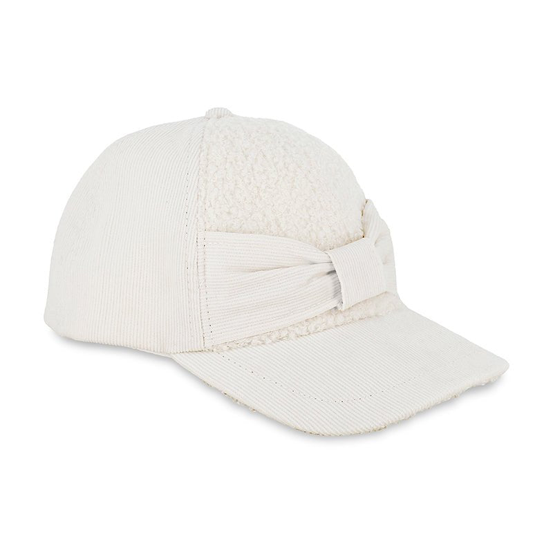 Mayoral Corduroy & Shearling Hat _Beige 10352 - 59 - NorthGirls