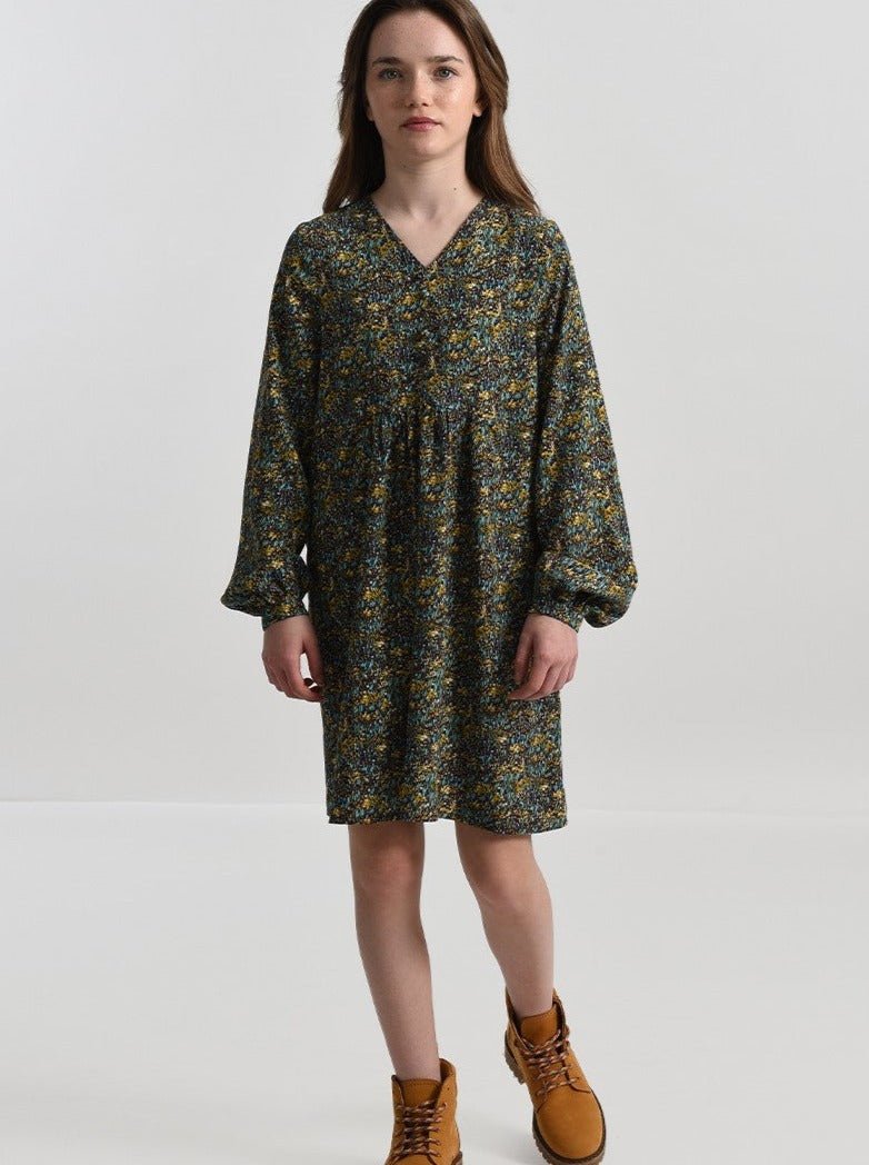 Mini Molly V - Neck Floral Dress - NorthGirls