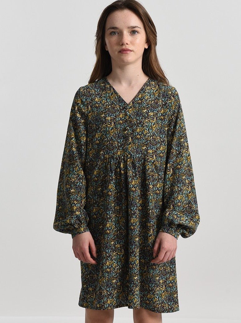 Mini Molly V - Neck Floral Dress - NorthGirls