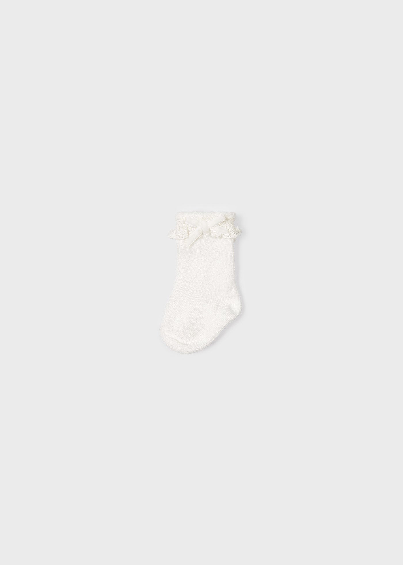 Mayoral Baby Knit Detail Socks _Natural 9538-019