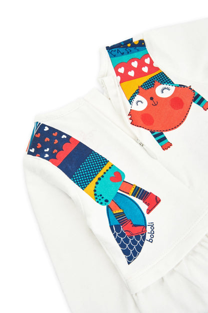 Boboli Baby Knit Shirt&Pants Set _Off White 135009-1111